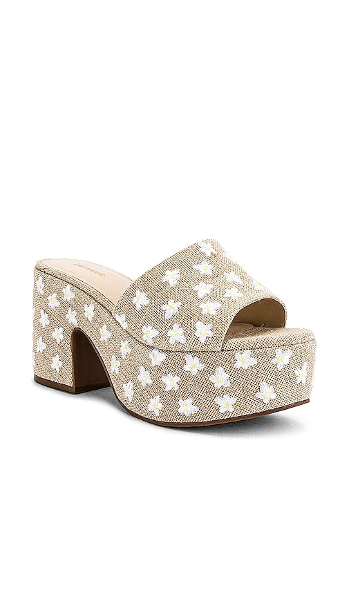 Larroude Miso Sandal in Neutral