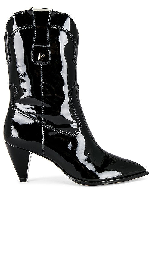 Larroude Thelma Bootie in Black - Larroude Bottine Thelma en Noir - Larroude Thelma 黑色短靴 - Larroude Thelma Bootie in Schwarz - Larroude Thelma 부티블랙 색상 - Stivaletto Larroude Thelma in nero