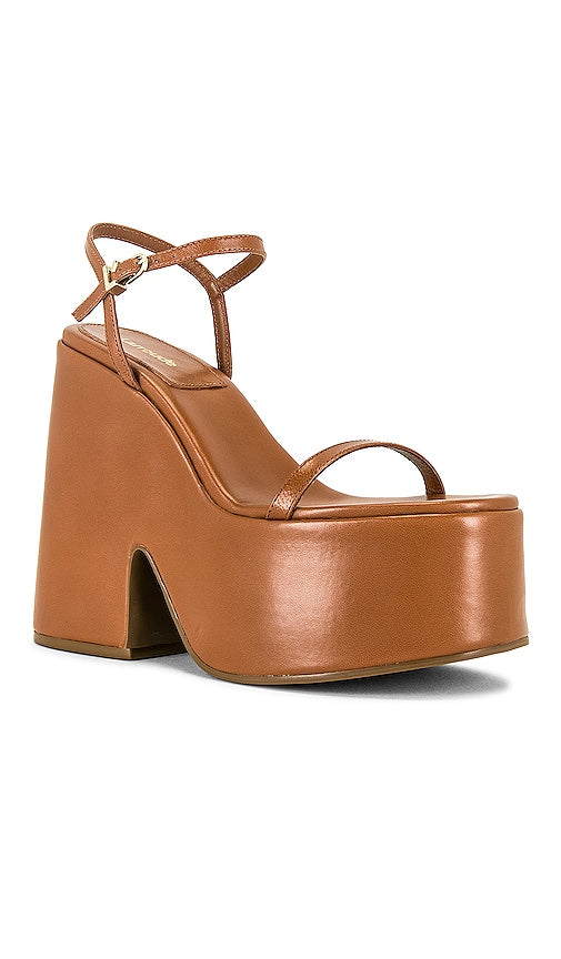 Larroude Wanda Sandal in Brown