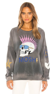 Lauren Moshi Sierra Pullover in Gray