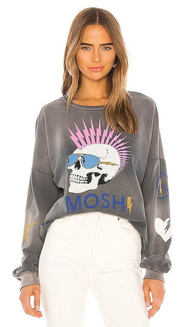 Lauren Moshi Sierra Pullover in Gray - Pull Lauren Moshi Sierra en gris - Lauren Moshi Sierra 灰色套头衫 - Lauren Moshi Sierra Pullover in Grau - Lauren Moshi 시에라 풀오버 그레이 컬러 - Pullover Lauren Moshi Sierra in grigio