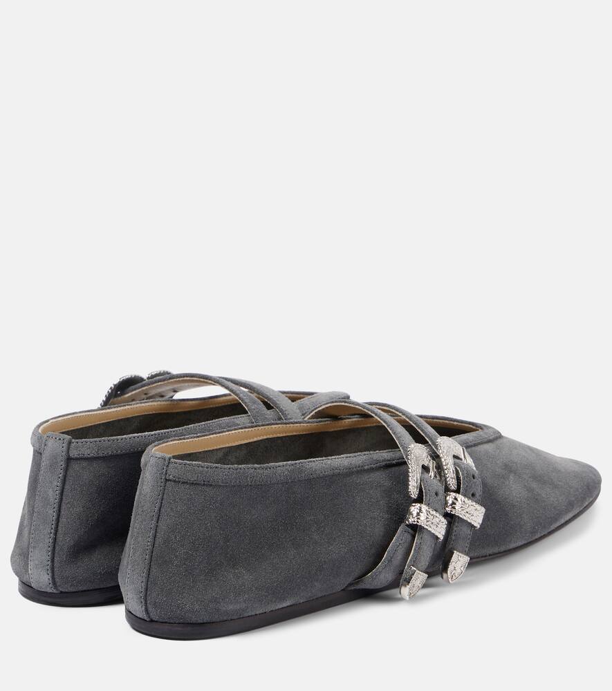 Le Monde B√É¬©ryl Claudia suede ballet flats