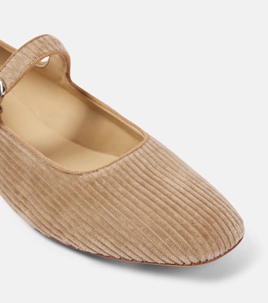 Le Monde B√É¬©ryl Corduroy Mary Jane flats