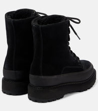 Le Monde B√É¬©ryl Dolomite shearling-trimmed suede ankle boots