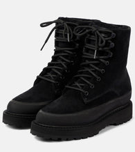 Le Monde B√É¬©ryl Dolomite shearling-trimmed suede ankle boots