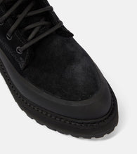 Le Monde B√É¬©ryl Dolomite shearling-trimmed suede ankle boots