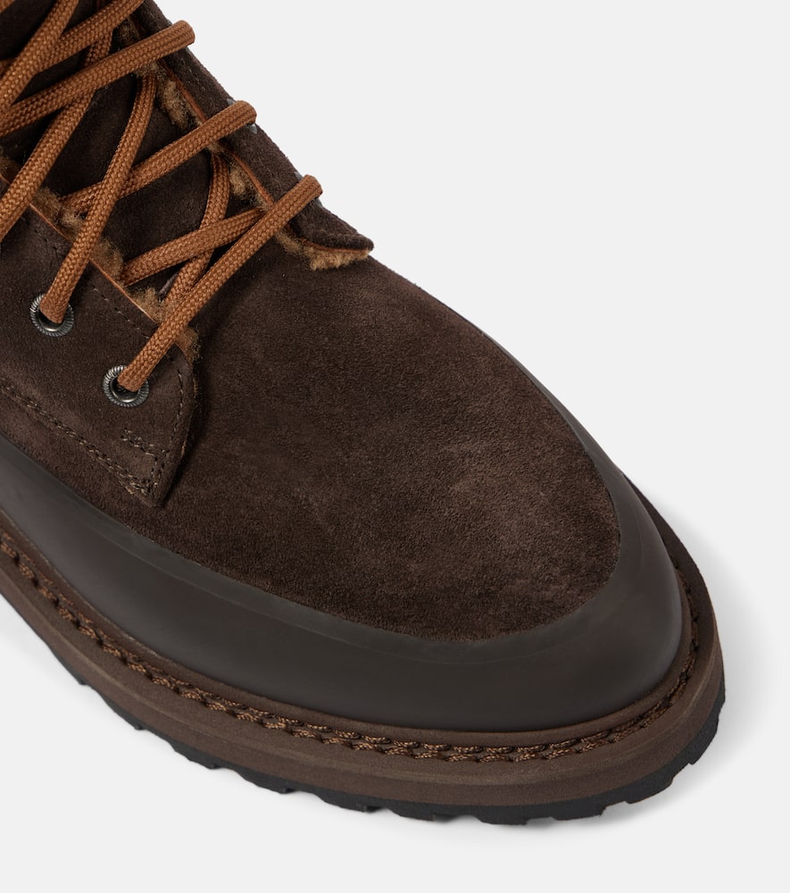 Le Monde B√É¬©ryl Dolomite suede lace-up boots