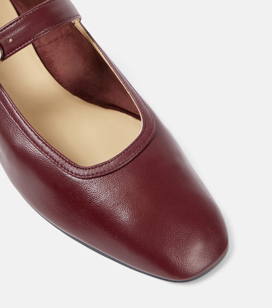 Le Monde B√É¬©ryl Leather Mary Jane flats