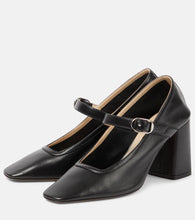 Le Monde B√É¬©ryl Leather Mary Jane pumps