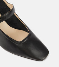 Le Monde B√É¬©ryl Leather Mary Jane pumps