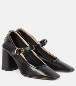 Le Monde B√É¬©ryl Leather Mary Jane pumps