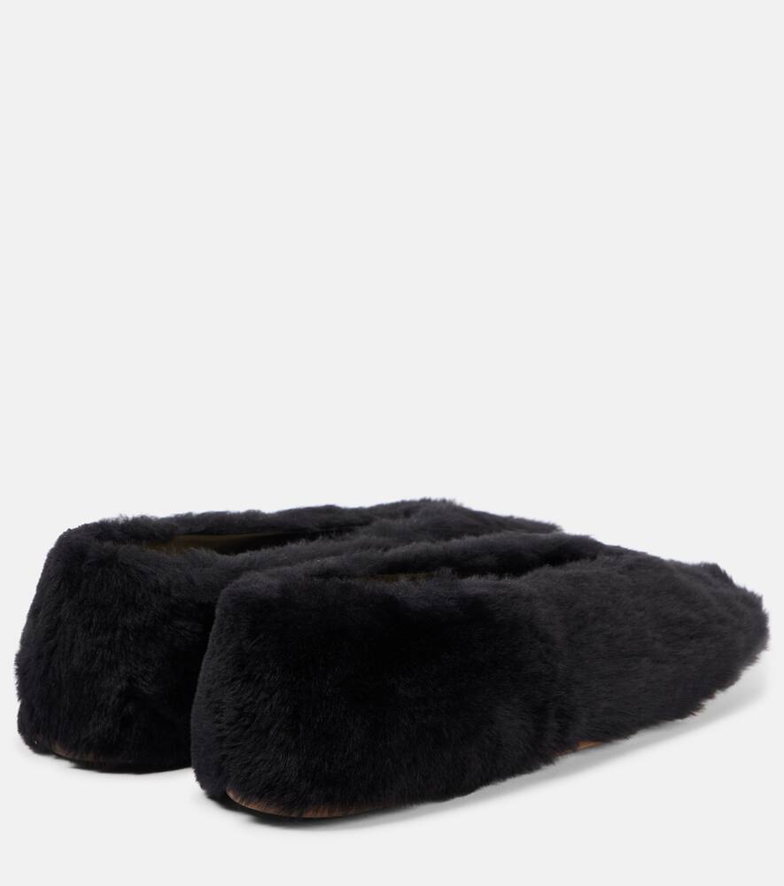 Le Monde B√É¬©ryl Luna shearling Mary Jane flats