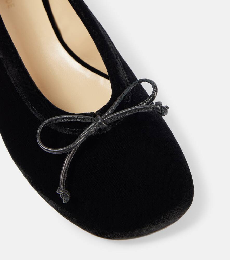 Le Monde B√É¬©ryl Mica velvet ballet flats