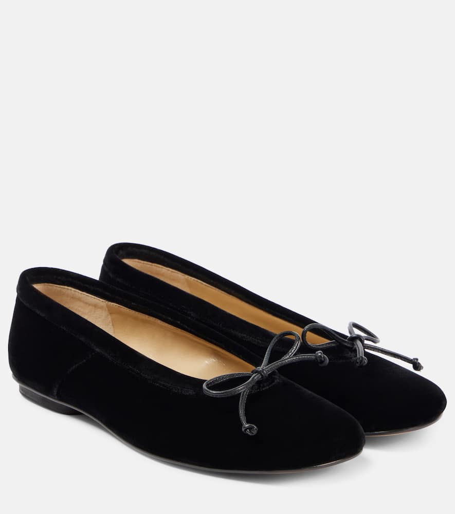 Le Monde B√É¬©ryl Mica velvet ballet flats