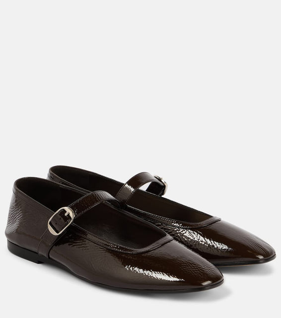 Le Monde B√É¬©ryl Patent leather Mary Jane pumps