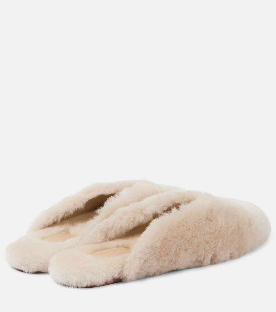 Le Monde B√É¬©ryl Regency shearling mules