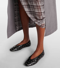 Le Monde B√É¬©ryl Regency studded leather ballet flats