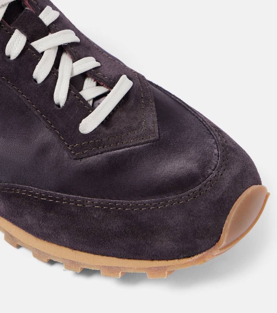 Le Monde B√É¬©ryl Slim Runner satin sneakers