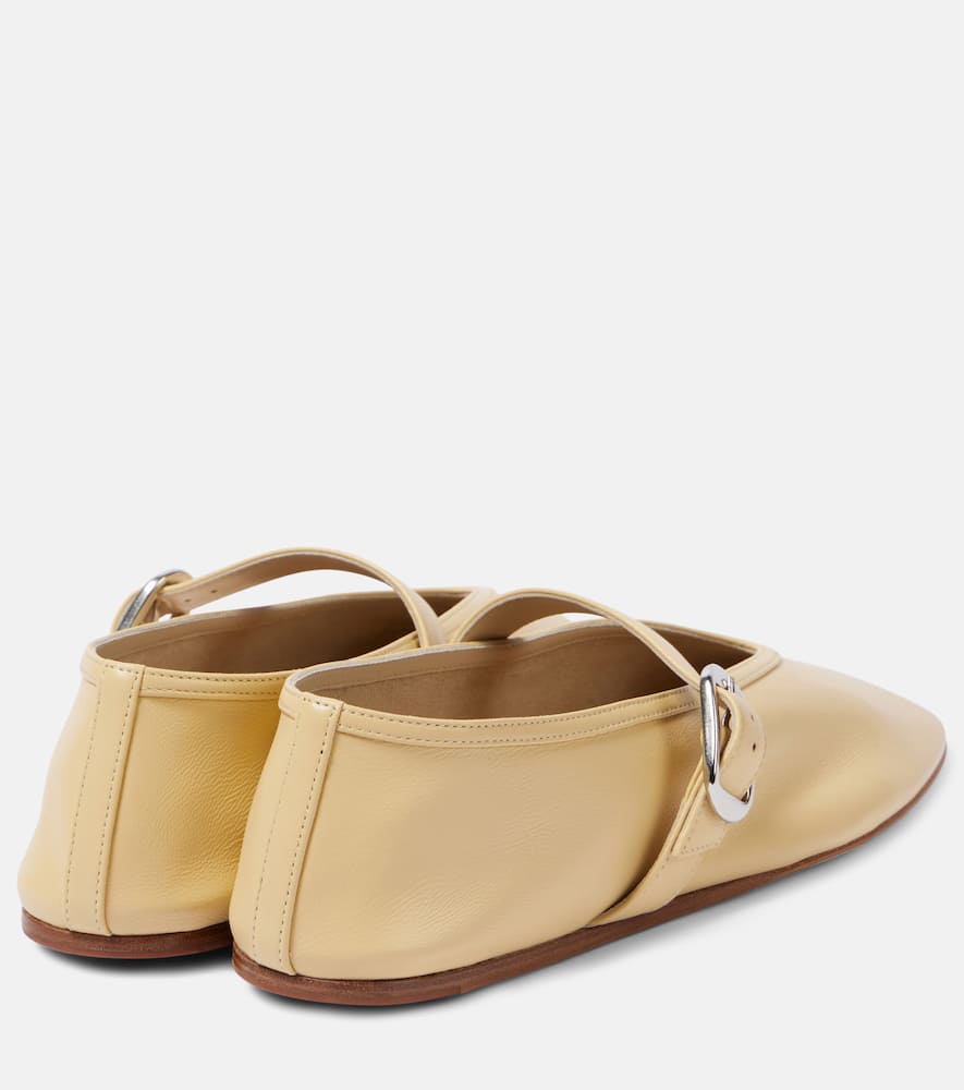 Le Monde B√É¬©ryl Stella leather ballet flats