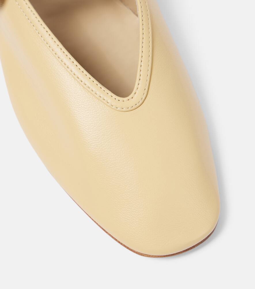 Le Monde B√É¬©ryl Stella leather ballet flats