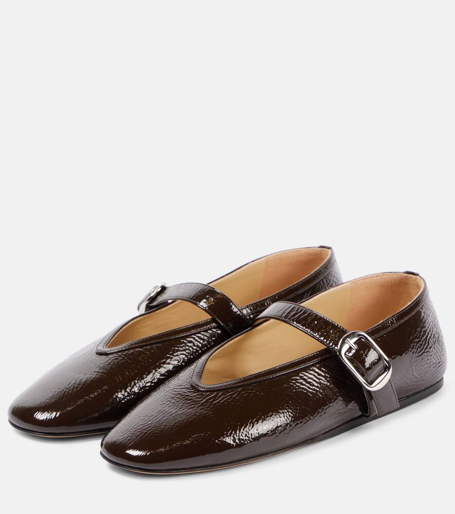Le Monde B√É¬©ryl Stella patent leather Mary Jane flats