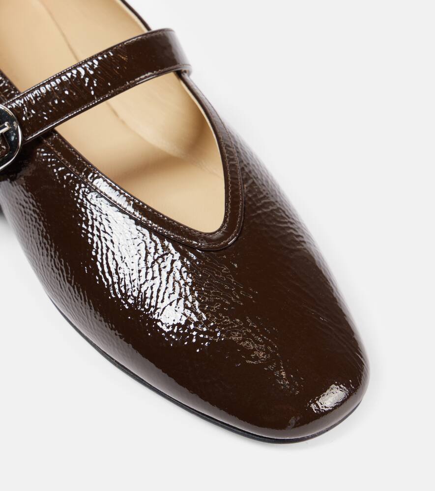 Le Monde B√É¬©ryl Stella patent leather Mary Jane flats