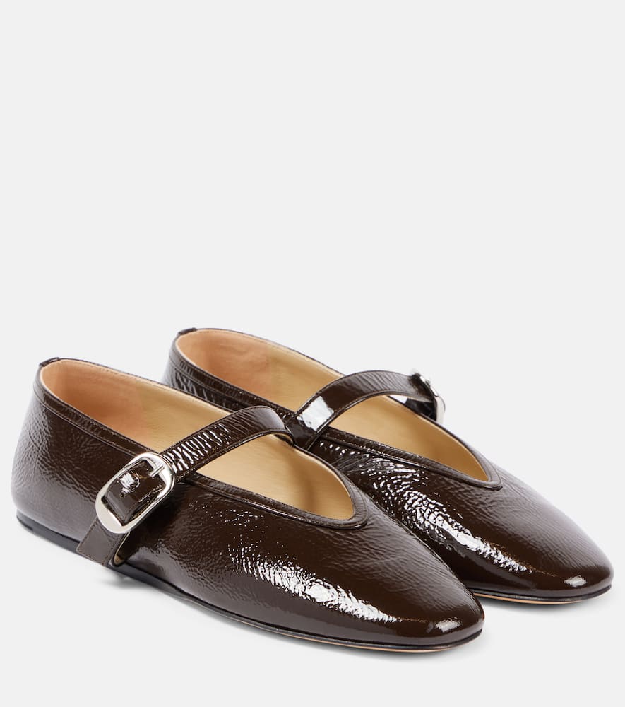 Le Monde B√É¬©ryl Stella patent leather Mary Jane flats
