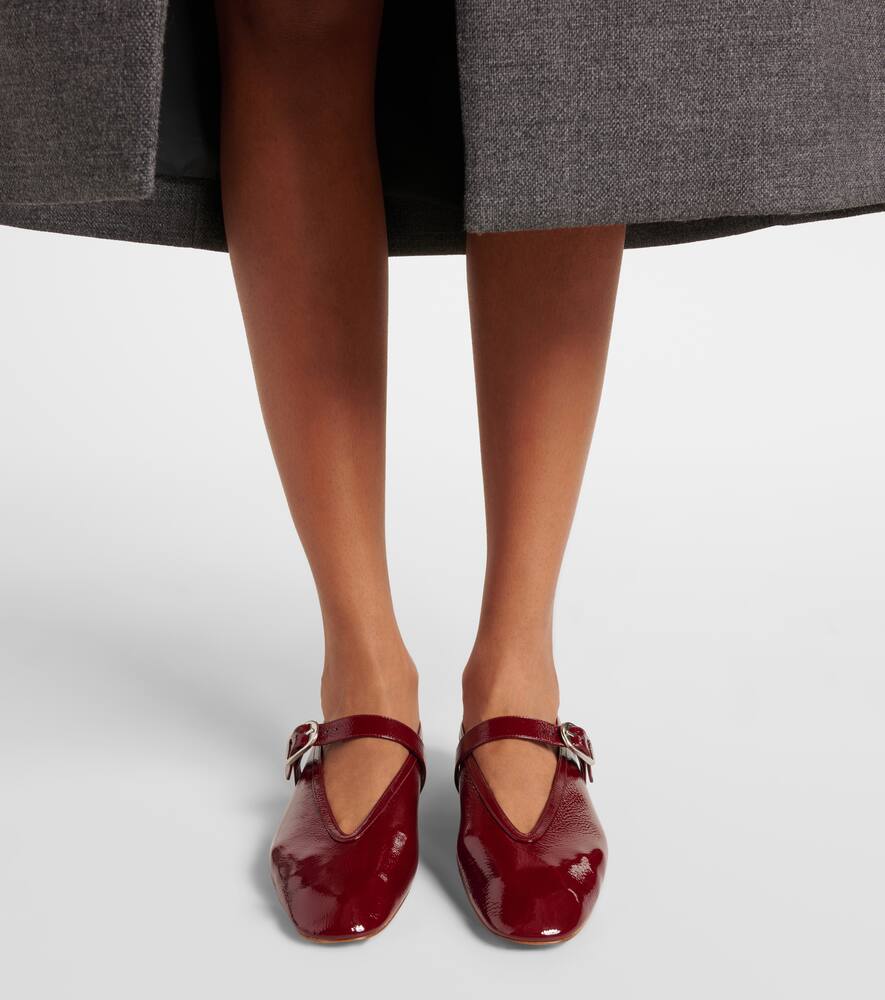 Le Monde B√É¬©ryl Stella patent leather ballet flats