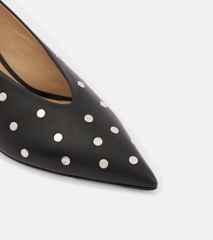 Le Monde B√É¬©ryl Studded leather pumps