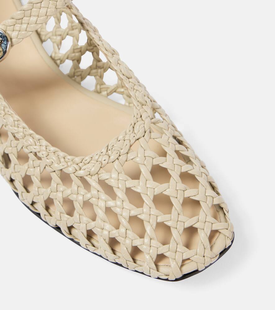 Le Monde Beryl Woven leather ballet flats