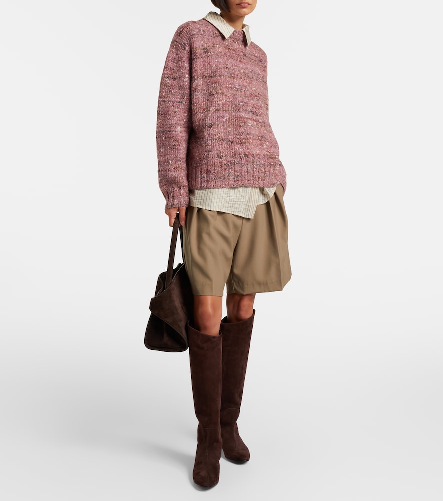 Le Monde Beryl Allegra suede knee-high boots