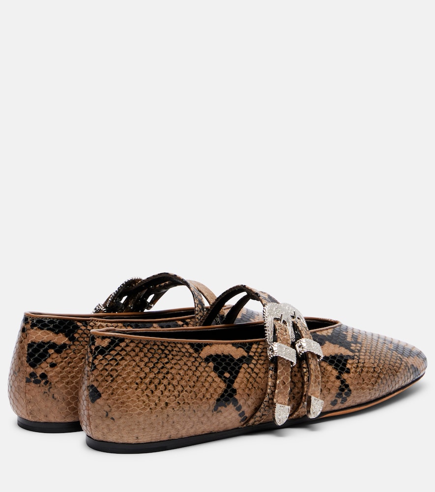 Le Monde Beryl Classic Claudia leather Mary Jane flats
