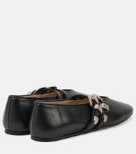 Le Monde Beryl Claudia leather ballet flats