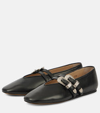 Le Monde Beryl Claudia leather ballet flats