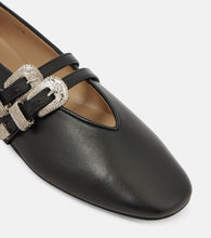 Le Monde Beryl Claudia leather ballet flats