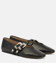 Le Monde Beryl Claudia leather ballet flats - Le Monde Beryl Claudia 皮革芭蕾平底鞋