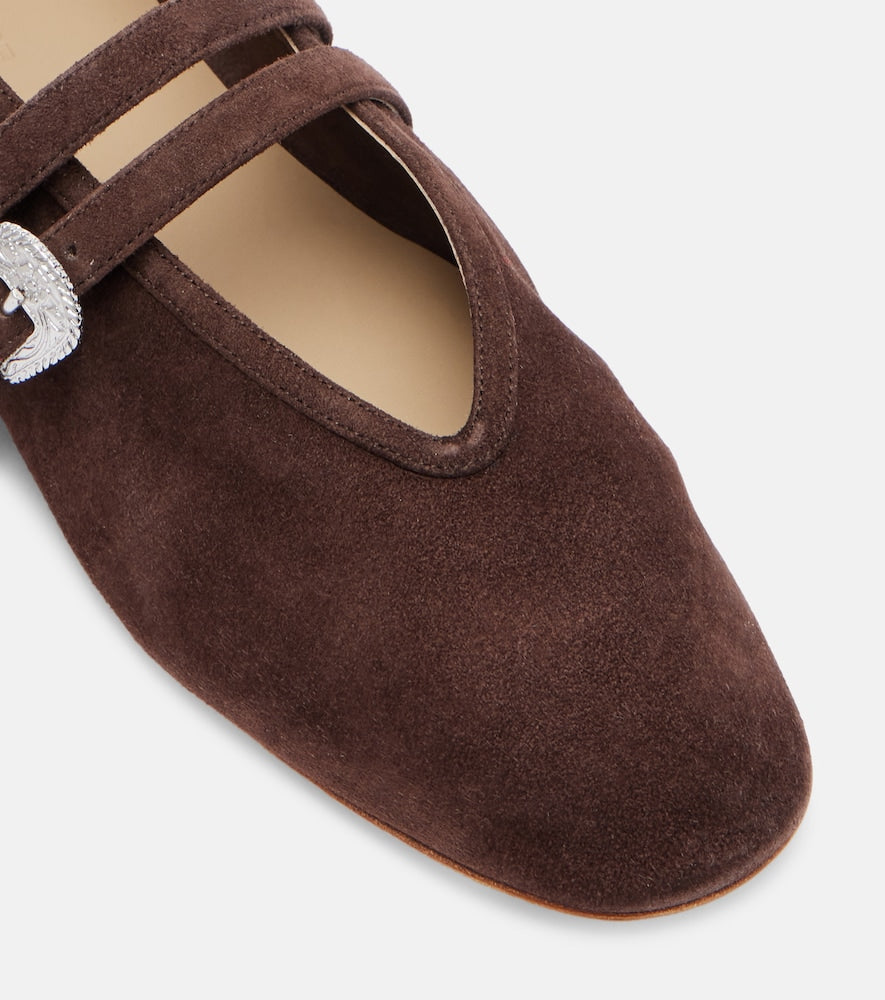 Le Monde Beryl Claudia suede ballet flats