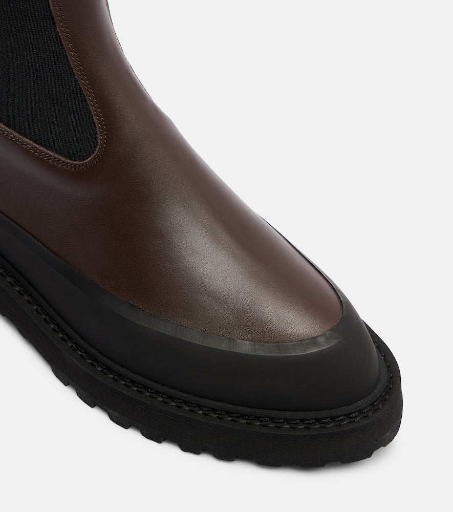 Le Monde Beryl Dolomite leather Chelsea boots