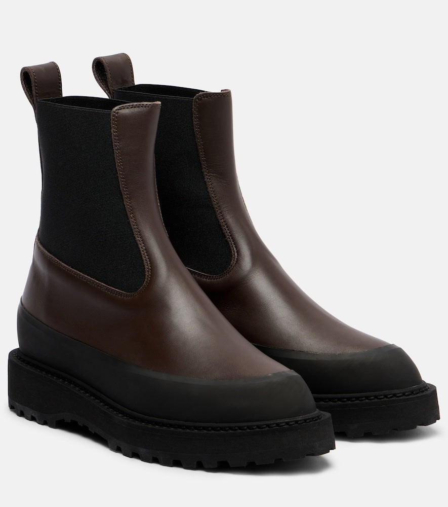 Le Monde Beryl Dolomite leather Chelsea boots