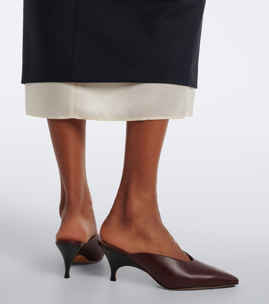 Le Monde Beryl Petra leather mules