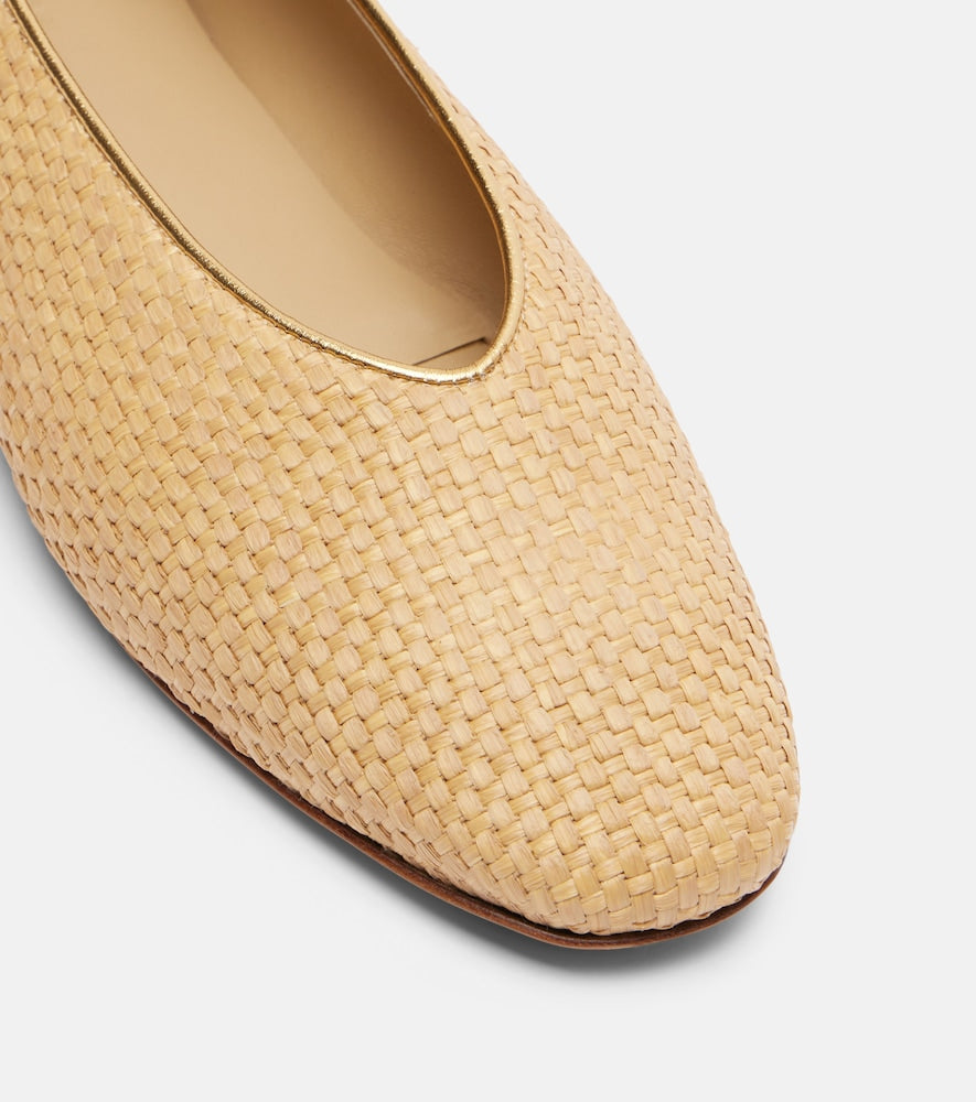 Le Monde Beryl Regency raffia ballet flats