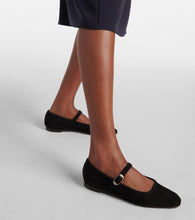 Le Monde Beryl Suede Mary Jane flats