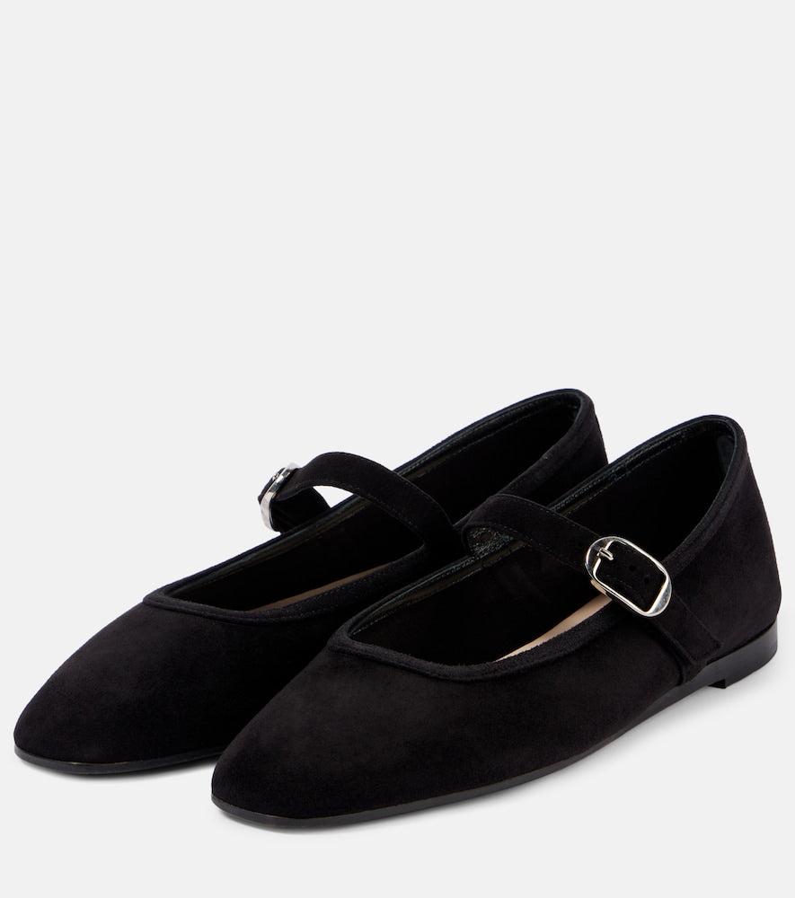 Le Monde Beryl Suede Mary Jane flats