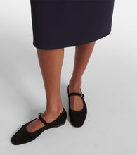 Le Monde Beryl Suede Mary Jane flats