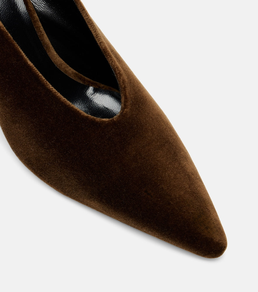Le Monde Beryl Victoria 70 velvet wedges