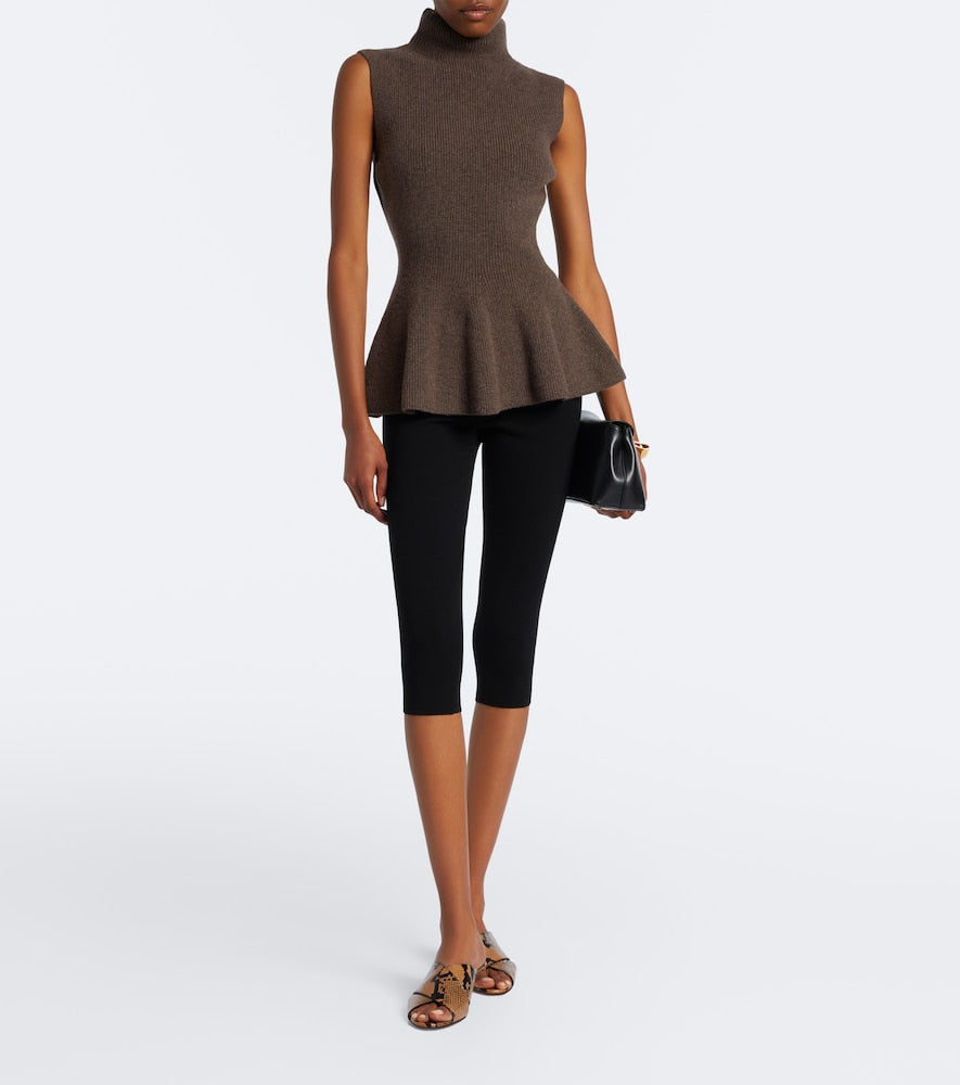 Le Monde Beryl Luca snake-effect leather mules in Brown - Heeled Sandals