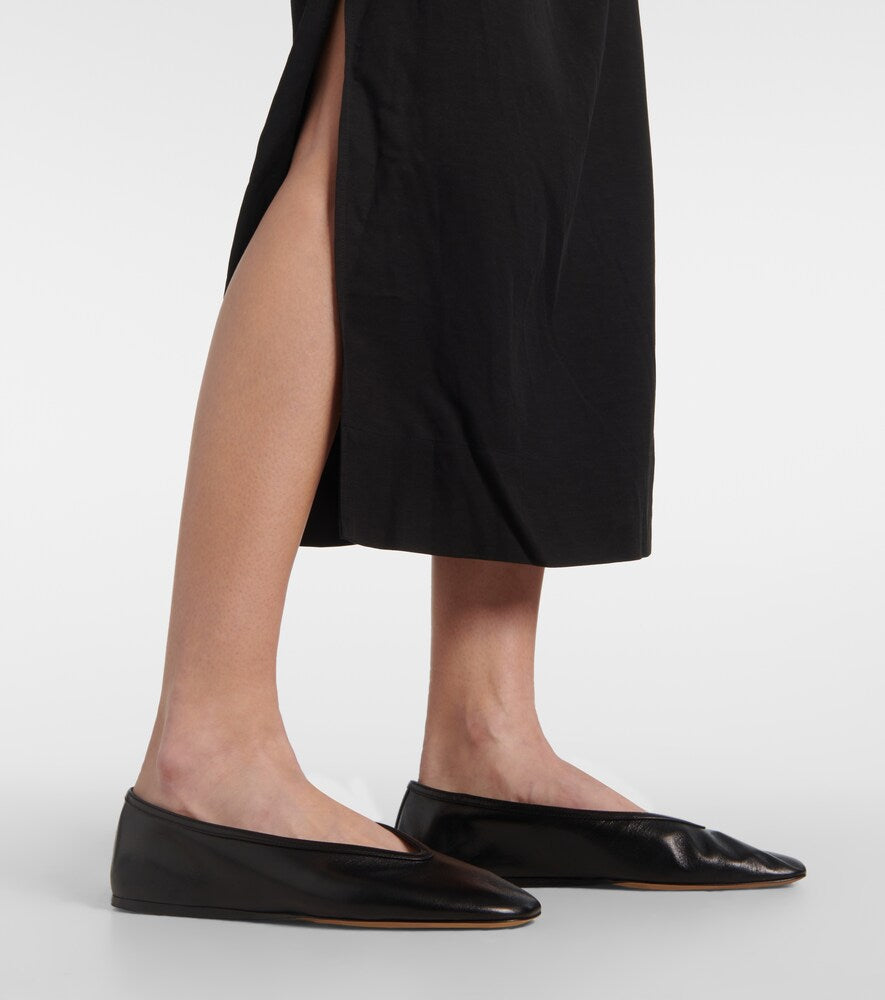 Black Le Monde Beryl Luna leather ballet flats - Ballerina Flats