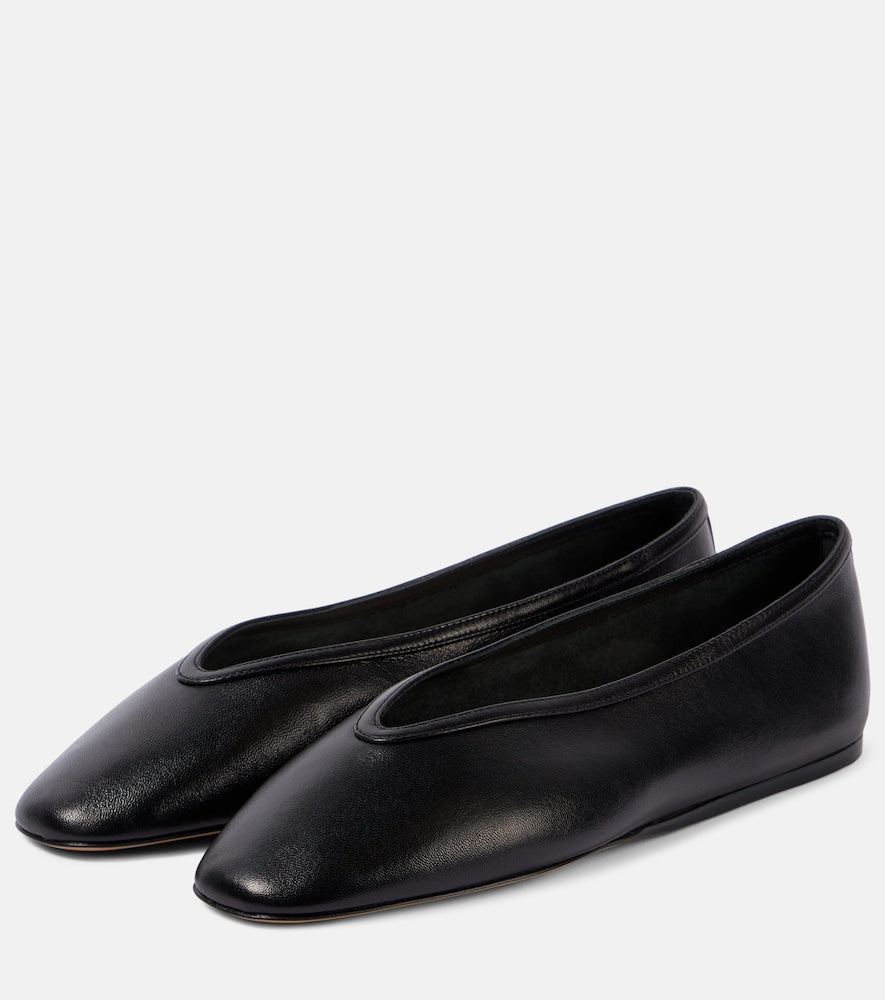 Black Le Monde Beryl Luna leather ballet flats - Ballerina Flats