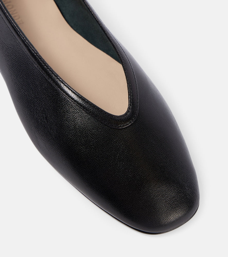 Black Le Monde Beryl Luna leather ballet flats - Ballerina Flats