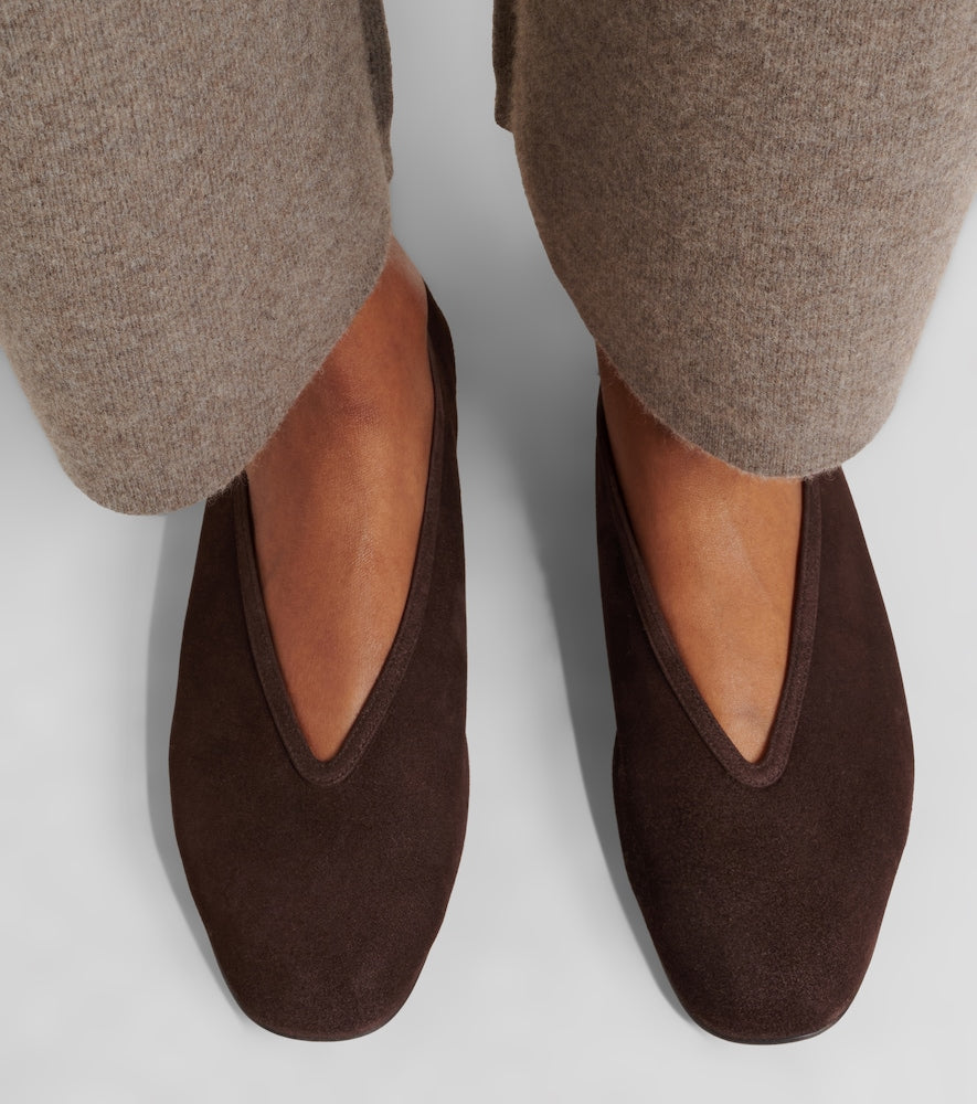 Le Monde Beryl Luna suede ballet flats - Brown Ballerina Flats
